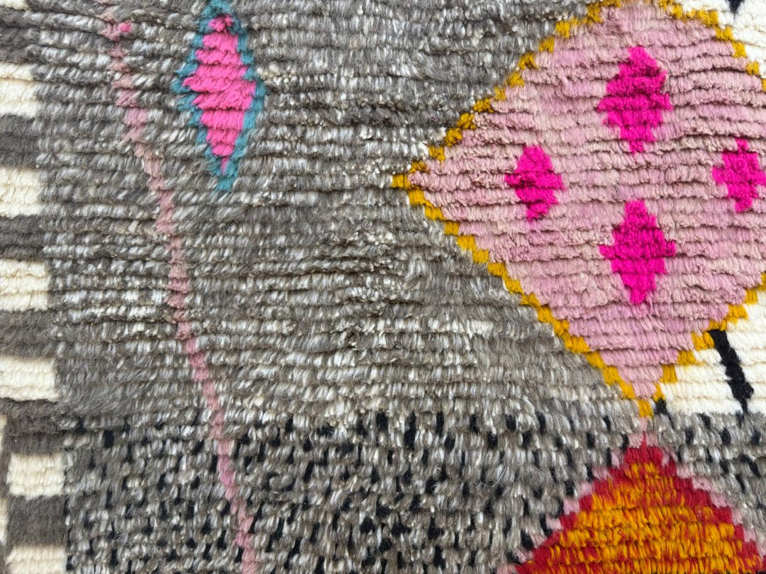 Colorful Beni Ourain Moroccan Rug – Handmade Beni Mrirt Rug