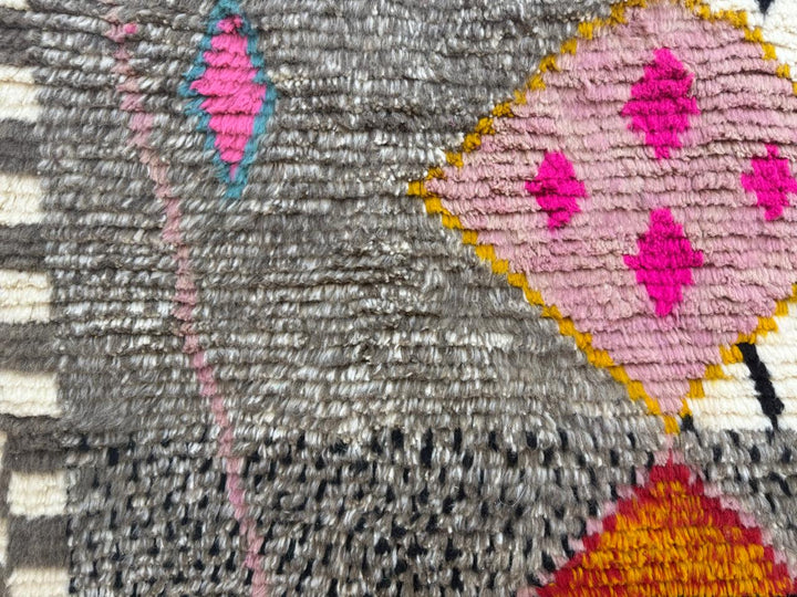 Colorful Beni Ourain Moroccan Rug – Handmade Beni Mrirt Rug