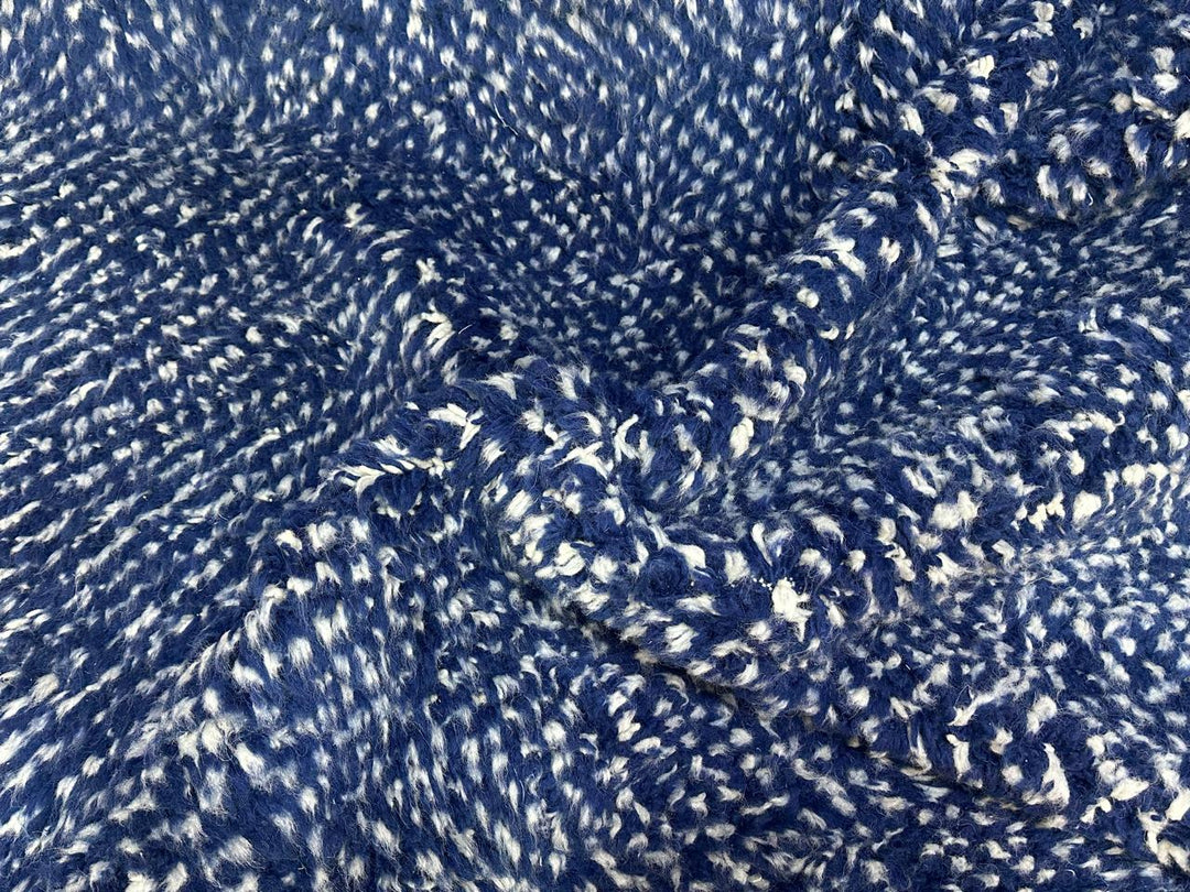 round blue moroccan wool rug handmade berber shag round rug