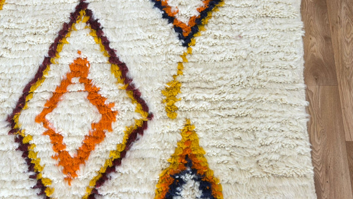 Custom Colorful Azilal Moroccan Rug – Handmade Wool Carpet