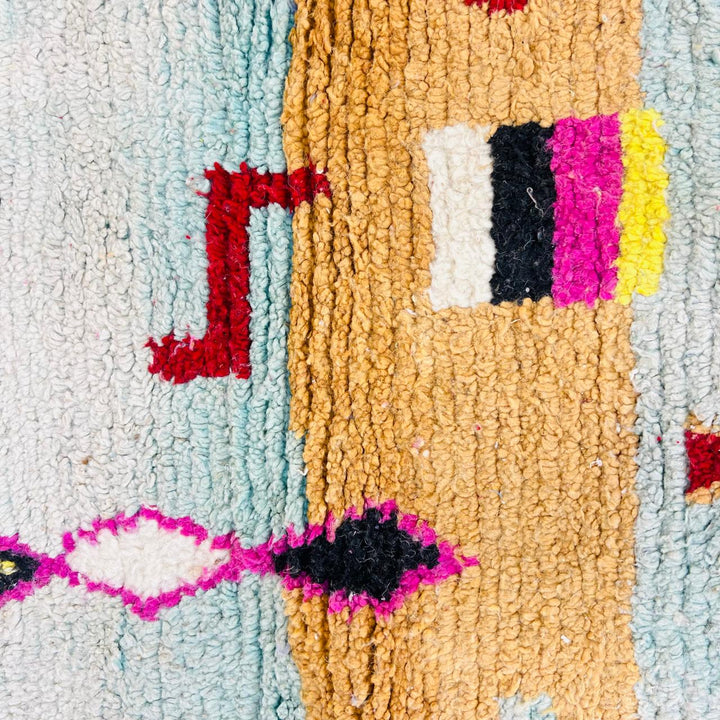 Vintage Moroccan Rug – Handwoven Berber Wool Tribal Carpet