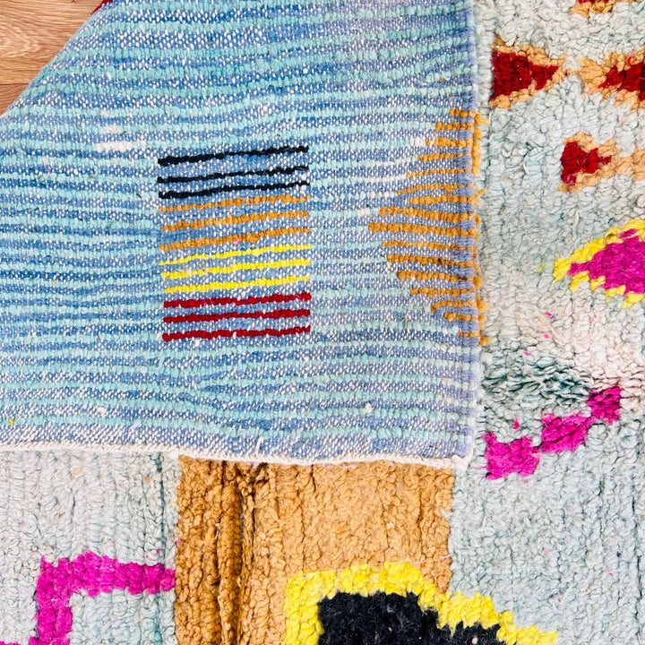Vintage Moroccan Rug – Handwoven Berber Wool Tribal Carpet
