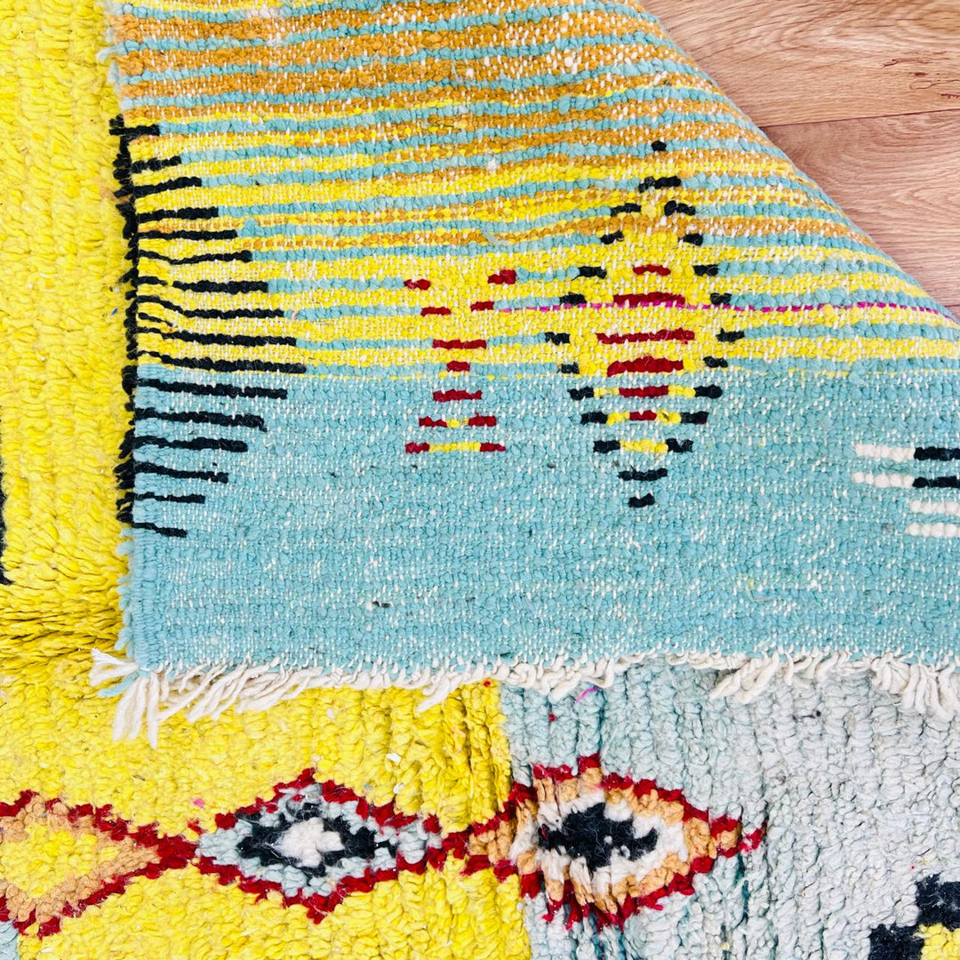 Vintage Moroccan Rug – Handwoven Berber Wool Tribal Carpet